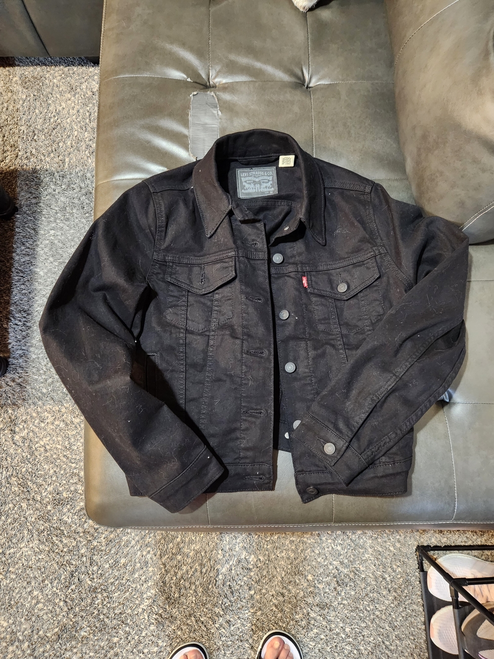 Levi's Black Denim Trucker Jacket